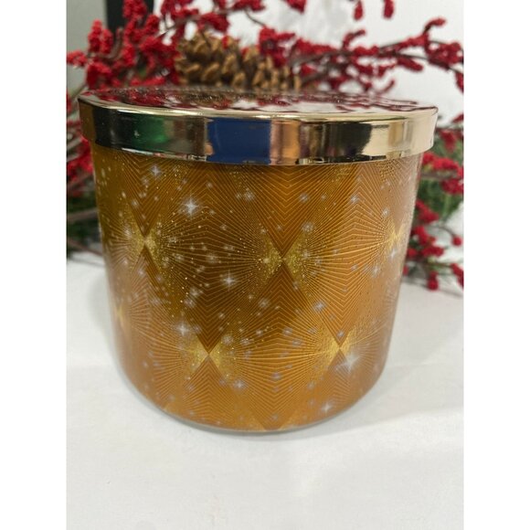 Bath & Body Works “Touch of Gold” NEW 3 Wick Candle - Picture 5 of 7